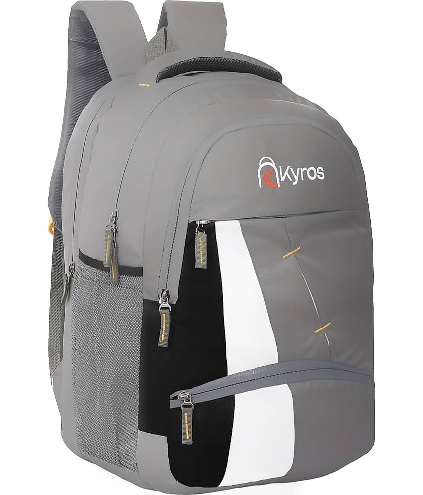 Kyros GREY Polyester Backpack ( 45 Ltrs )