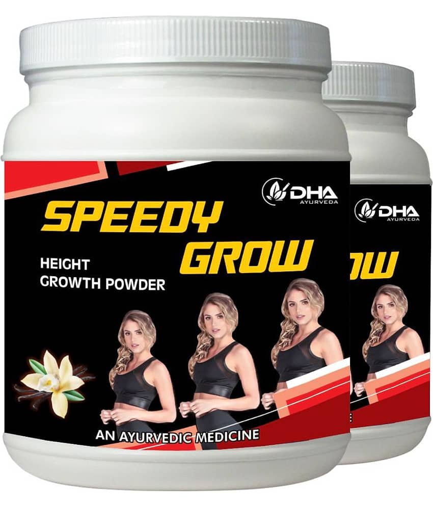 Dha Ayurveda Speedy Grow Herbal Body Grow Vanilla Powder 200 Gm Pack of 2