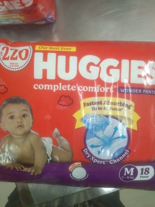 Huggies Complete comfort wonder pants Up to 4x faster Dryxpert M 18 7-12 kg Pants 