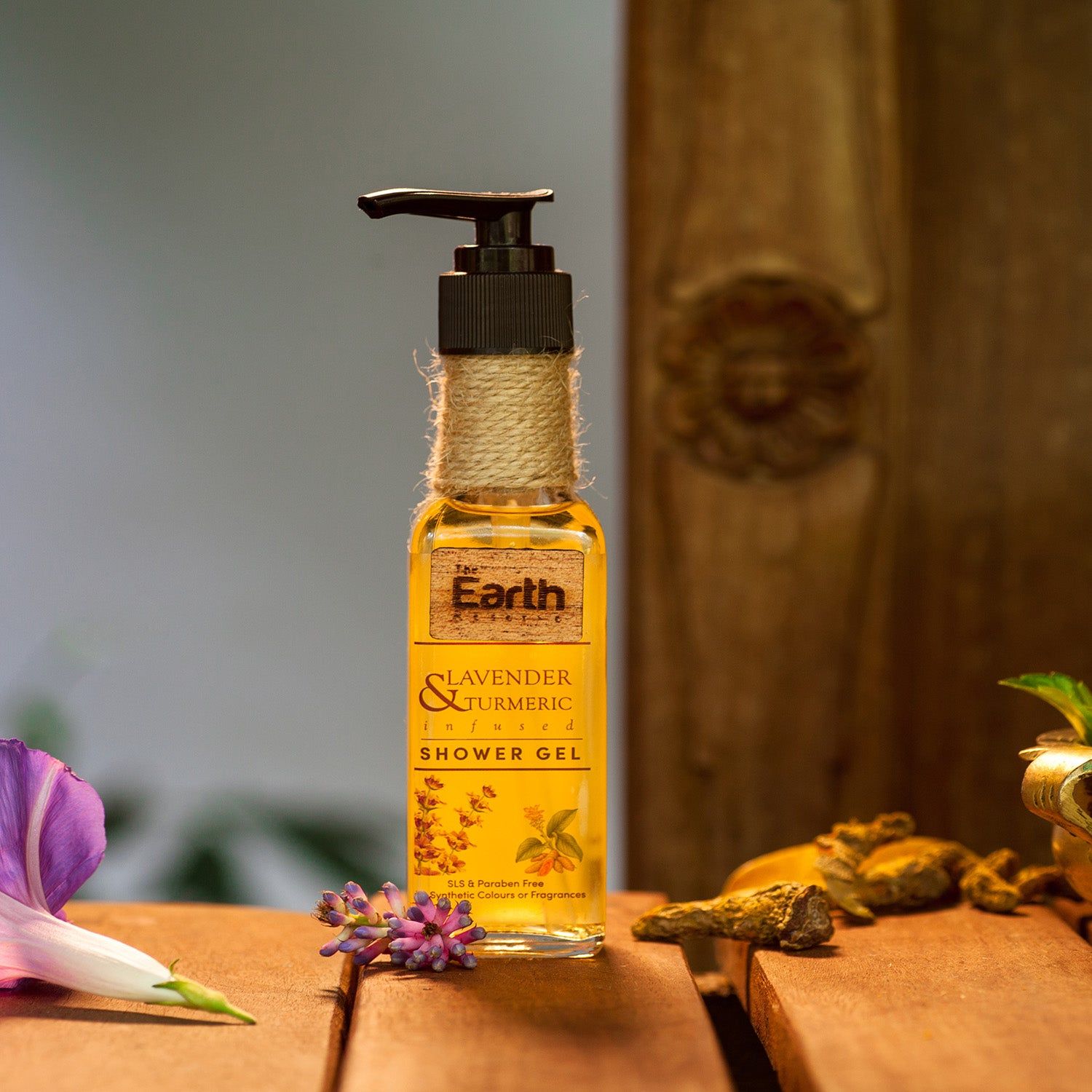 Lavender & Turmeric Shower Gel │ Cocoa Butter Enriched | Free From Harsh Chemicals-100 ml