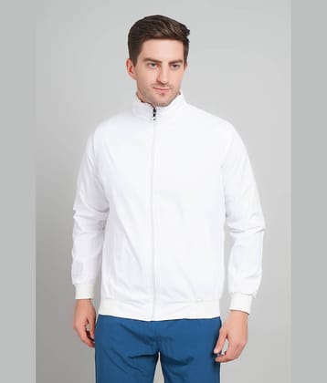 PLUS PARADISE Polyester Men's Casual Jacket - White ( Pack of 1 )