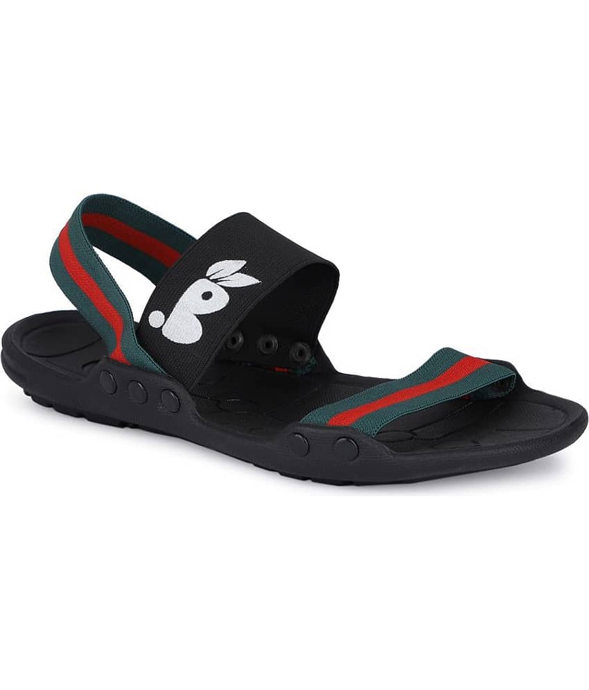 Buxton - Black  Men's Floater Sandals
