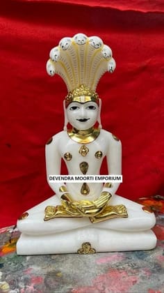 Marble Shankeshwar Parshwanath Jain Statue, Home Marble Shankeshwar Parshwanath Jain Statue, Home