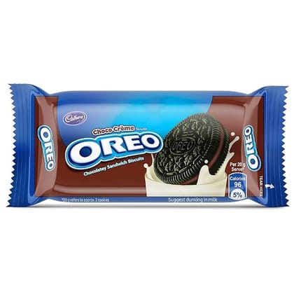 Cadbury Oreo Choco Creme Flavoured Chocolatey Sandwich Biscuits 43.75 GRAM