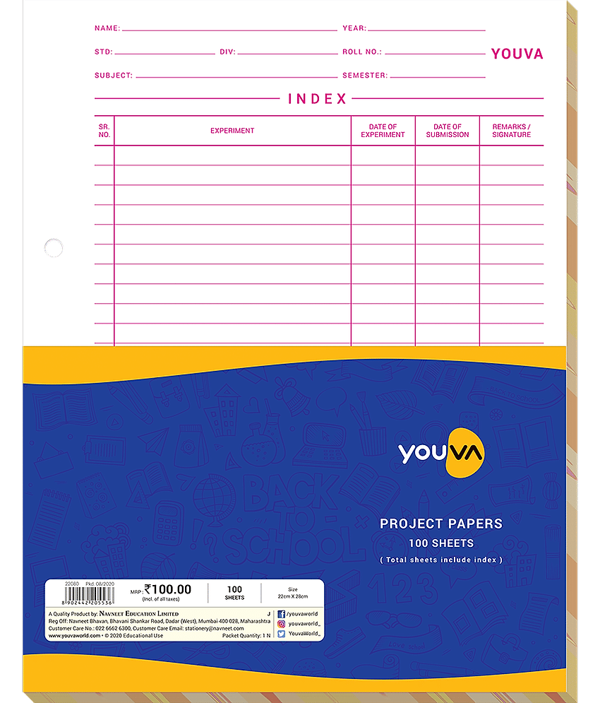 Navneet Youva - Ruled Other ( Pack of 2 )