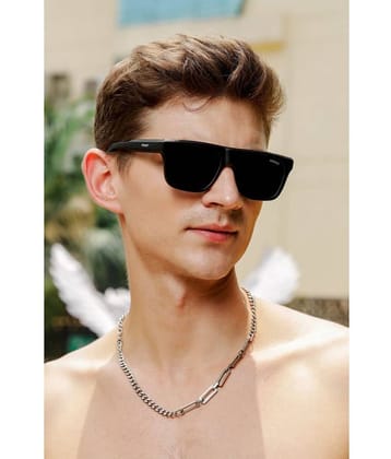 RESIST EYEWEAR Black Square Sunglasses ( Pack of 1 )