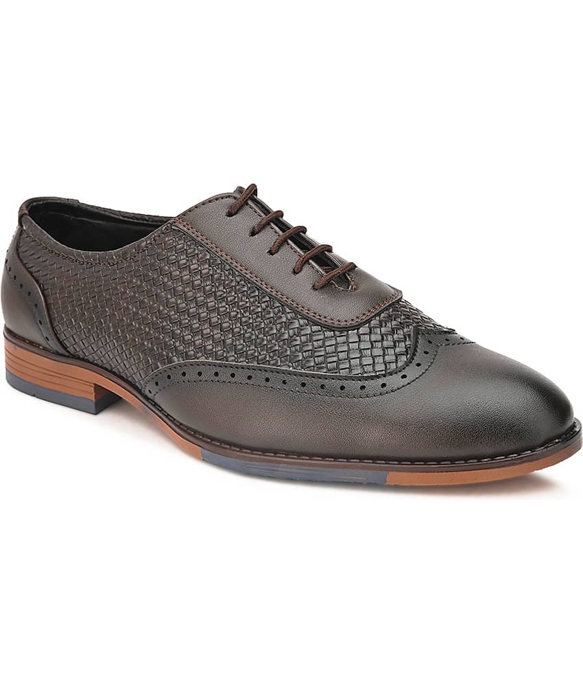 Sir Corbett - Brown Men's Brogue Formal Shoes