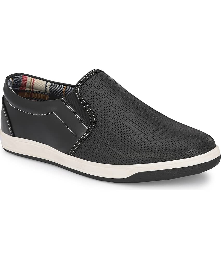 Leeport - Black Men's Slip-on Shoes