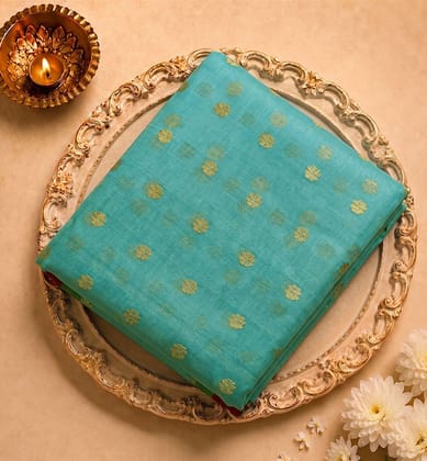 Handloom Chanderi  Silk Cotton Saree