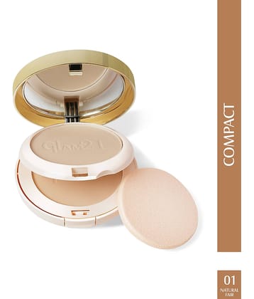 Glam21 Match Perfection Multi-Mineral 2-in-1 Compact Powder Oil Free Texture 20gm Radient-02