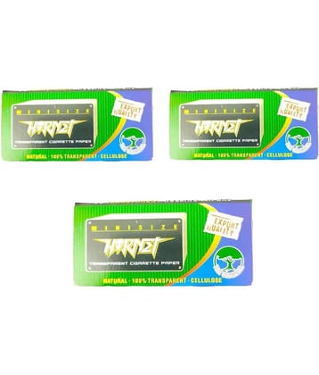 PUFF SMART Natural Hornet Rolling Transparent Rolling Papers Transparent Paper 78mm (3 Booklets)