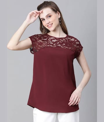 Oxolloxo Women's Polyester Regular Top ( Black )