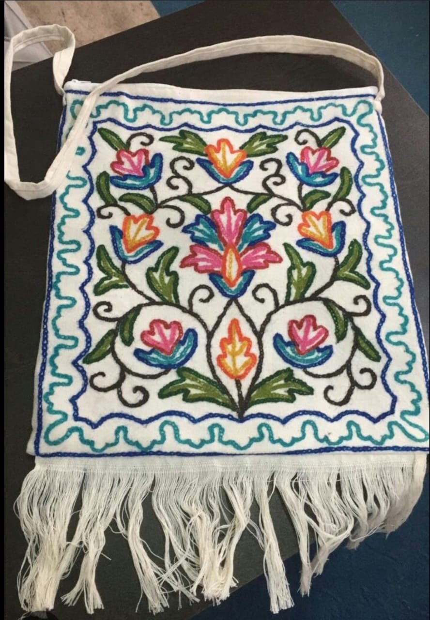 Kashmari Embroidery  Hand Bag