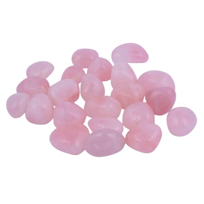 Rose Quartz Crystal Tumbled Stones | Natural Tumbled Pebbles Stones for Heart Chakra Healing Reiki Crystal Therapy, Love, Relationship & Marriage(KI_11)  by Krishna Impex