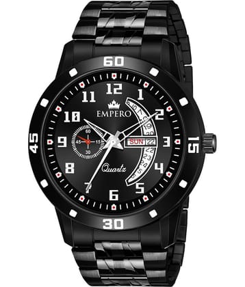 EMPERO - Black Stainless Steel Analog Men's Watch