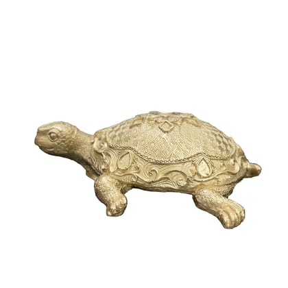 Tortoise Resin Showpiece Best Gift for Friends, H- 8 cm