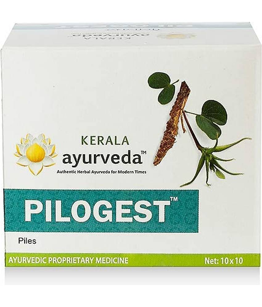KERALA ayurveda Pilogest, 100 Capsule