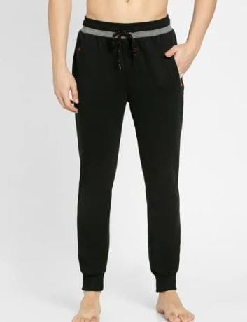 Jockey Mens Joggers Athleisure|Am05-Black / L