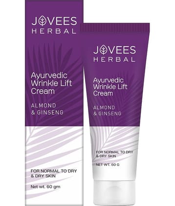 Jovees Herbal Almond & Ginseng Wrinkle Lift Face Cream For Anti-Wrinkle, 60gm (Pack of 1)