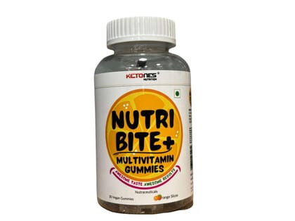 Ketones Nutrition Nutri Bite Multivitamin Gummies | 30 Servings | Orange Ketones Nutrition Nutri Bite Multivitamin Gummies | 30 Servings | Orange