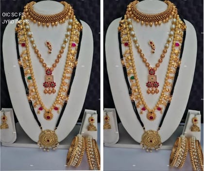 Gauri ganpati jewellary set  A
