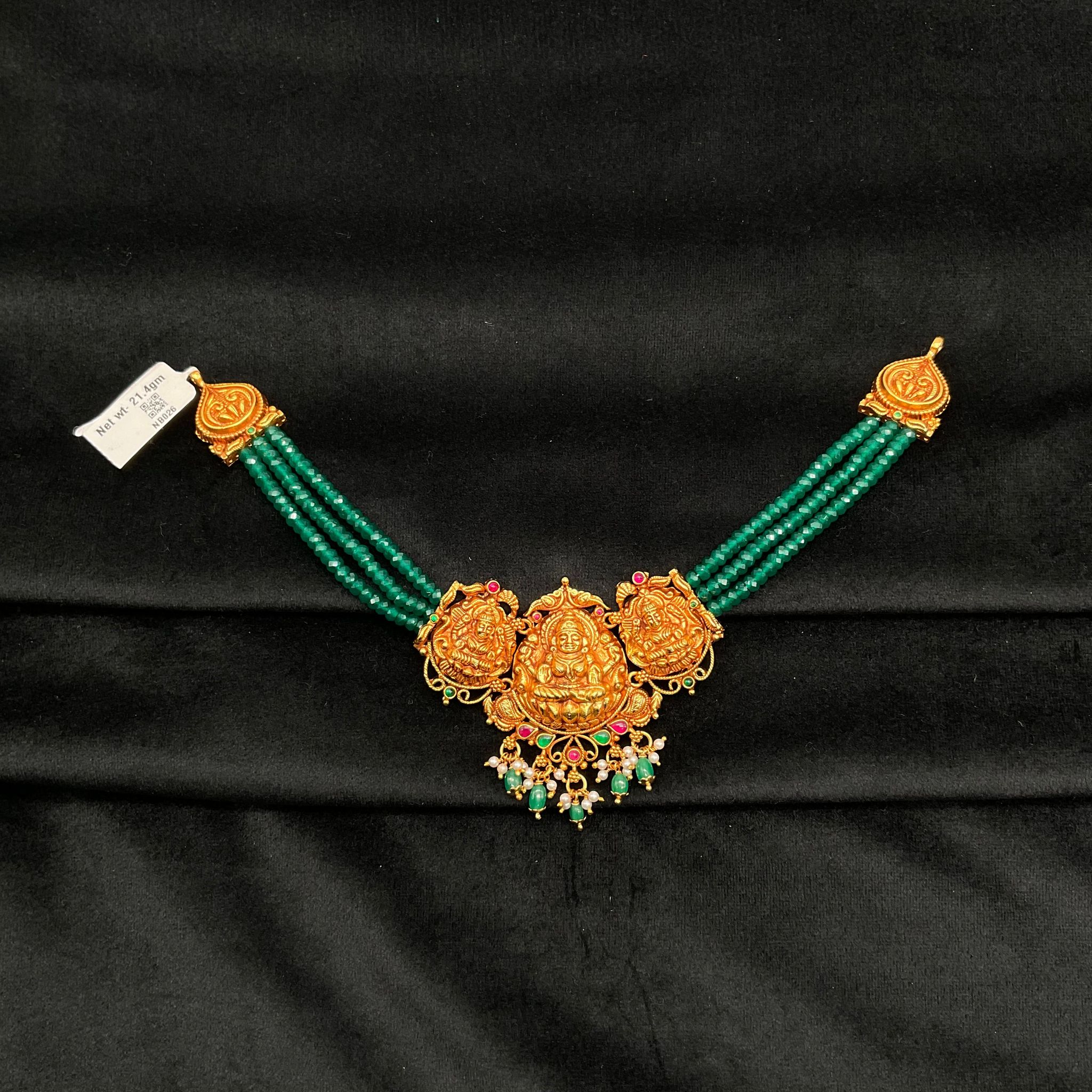 Silver choker Green Beats 1