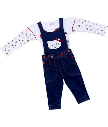 Me N My CLOSET Unisex for Baby 100% Cotton Dungaree Sets ( Multi )