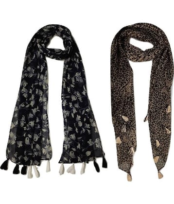 stolevilla Multi Printed Poly Cotton Yarn Stoles