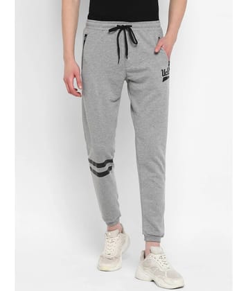 UCLA - Grey Melange Cotton Blend Mens Sports Joggers ( Pack of 1 ) - None