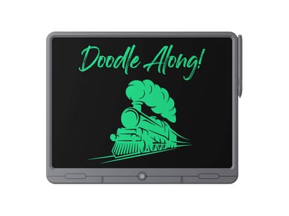 Portronics Ruffpad 21, Monocolor LCD, One-Tap Erase, 21 Inches Screen, Smart Lock