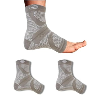 3_Pair Set Unisex Casual Cotton Printed Ankle Length Support Socks (Multicolor)-PID63424 3_Pair Set Unisex Casual Cotton Printed Ankle Length Support Socks (Multicolor)-PID63424