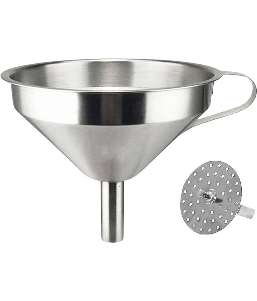 Dynore Silver Steel Strainer ( Pack of 1 )