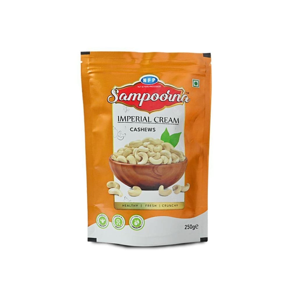 Sampoorna Foods Imperial Cream, Whole premium Cashews 250 G