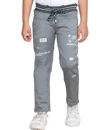 Fourfolds Pack of 1 Boys Cotton Blend Jeans ( Beige )