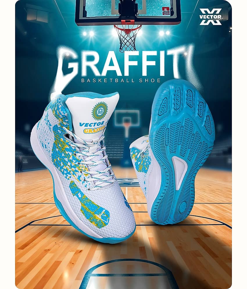 Vector X Blue Basketball Shoes