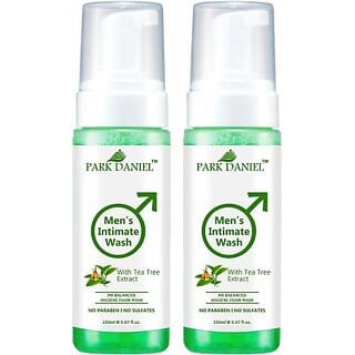 PARK DANIEL Men's Intimate Wash Maintain Ph Balance with TeaTree Extract Pack of 2 of 150ML (2 x 150 ml)