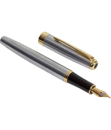 Auteur Silver Medium Line Fountain Pen ( Pack of 1 )
