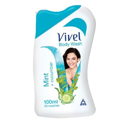 Vivel Body Wash Mint & Cucumber, 100 ml