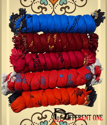 D1 DIFFERENT ONE Multicolor Cotton Women's Dupatta - ( Pack of 5 )