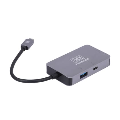 MX MXP-5102-VUC Premium Type-C to USB3.0/VGA/Type-C, Grey