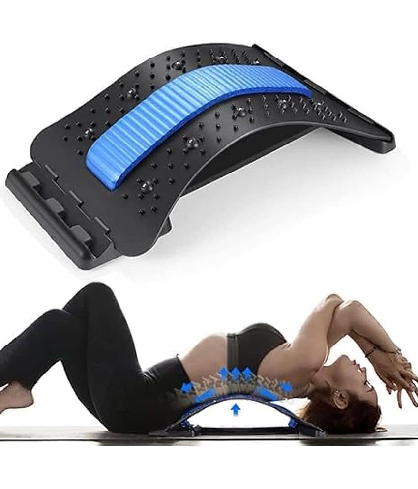 Back Stretcher, Spinal Back Relaxation Device, Multi-Level Lumbar Region Back Support for Lower & Upper Muscle Pain Relief, for Bed Chair & Car, Pack of 1