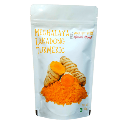Masala Mundi Lakadong Turmeric Powder | 7+% Curcumin | Sourced from Jaintia Hills, Meghalaya (100g) Masala Mundi Lakadong Turmeric Powder | 7+% Curcumin | Sourced from Jaintia Hills, Meghalaya (100g)