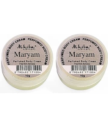 Al Hiba Maryam Perfumed Body Deodorant Cream for Unisex 10 gm ( Pack of 2 )