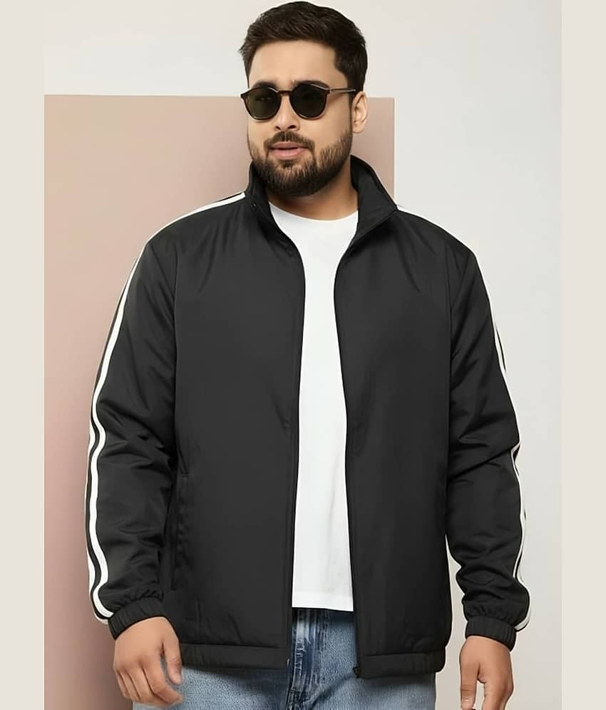 PLUS PARADISE Polyester Men's Windcheater Jacket - Black ( Pack of 1 )