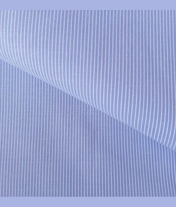 Makhanchor Blue 100 Percent Cotton Unstitched Shirt pc Single