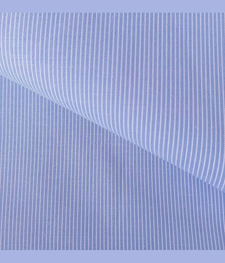 Makhanchor Blue 100 Percent Cotton Unstitched Shirt pc Single