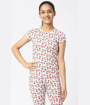 Sini Mini Pack of 1 Girls Cotton T-Shirt ( Multi )