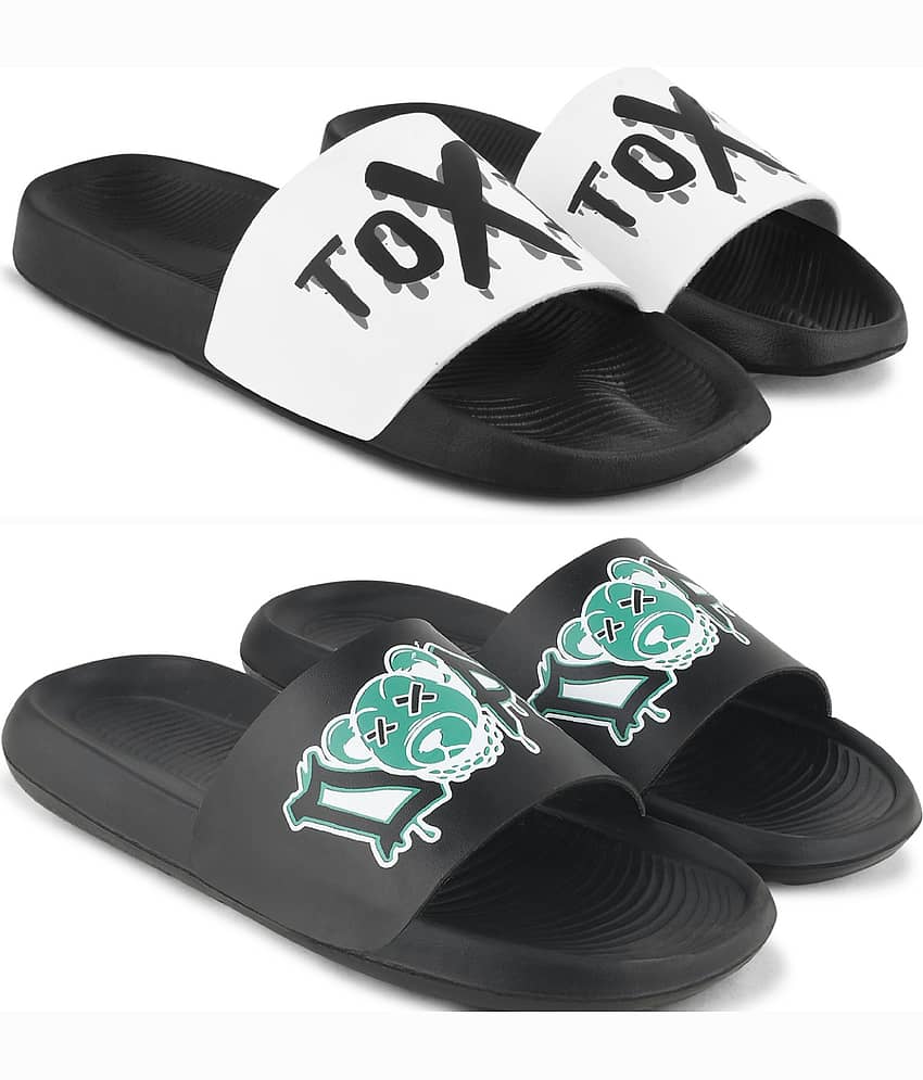 PERY PAO Multi Color Men's Slide Flip Flop