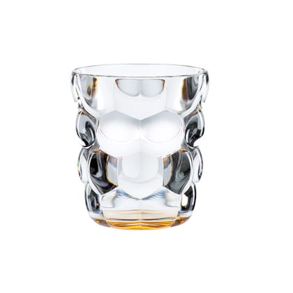 Nachtmann Bubble Crystal Whisky Tumbler Orange (Set Of 2)