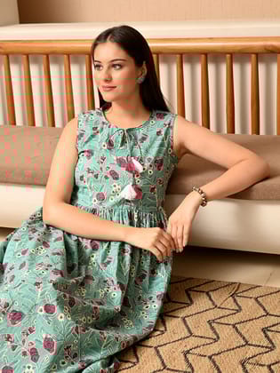 Coral Sea Dress-S